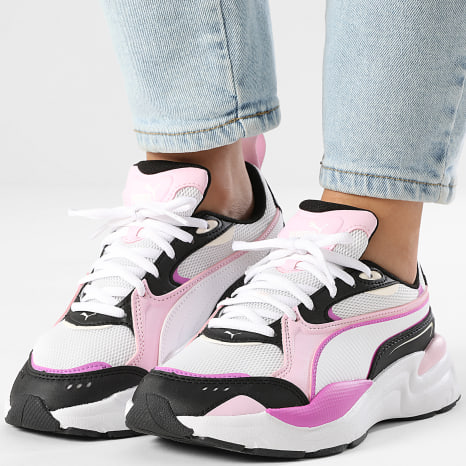 Puma - Zapatillas Mujer X-RAY 4 404747 Orquídea Blanca Rosa Negro