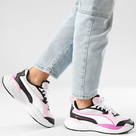 Puma - Zapatillas Mujer X-RAY 4 404747 Orquídea Blanca Rosa Negro
