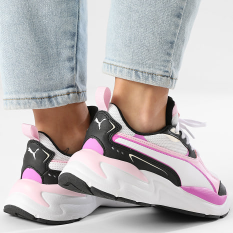 Puma - Zapatillas Mujer X-RAY 4 404747 Orquídea Blanca Rosa Negro