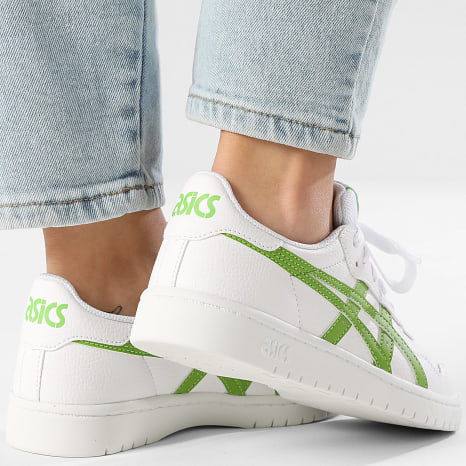 Asics - Sapatilhas Mulher Japan S GS 1204A007 Branco Verde Intenso