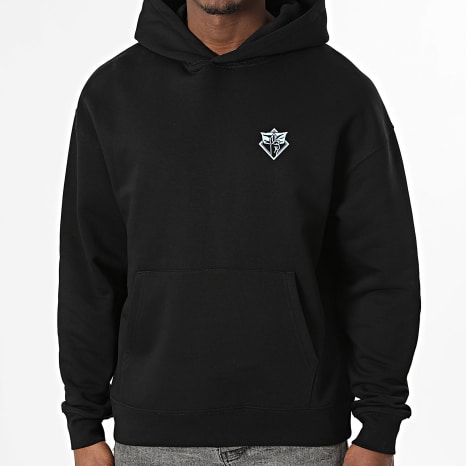 Séries TV et Films - Sweat Capuche Relaxed Gojo Noir