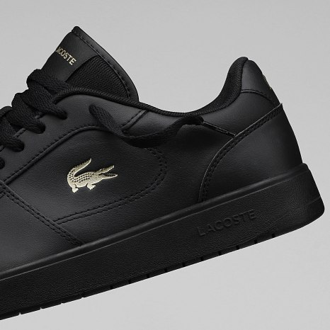 Lacoste - Baskets Court Ace 126 Black Gold