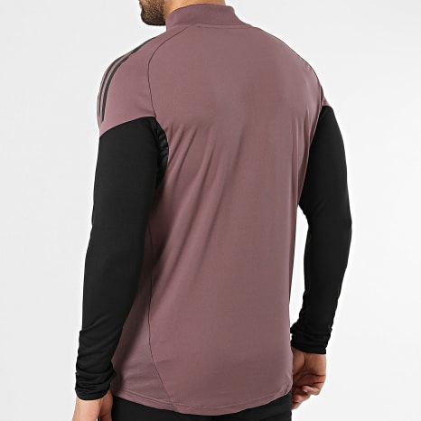 Adidas Performance - Conjunto Camiseta de Manga Larga y Pantalón de chándal Real Madrid JZ9015 JZ9011 Violeta Negro