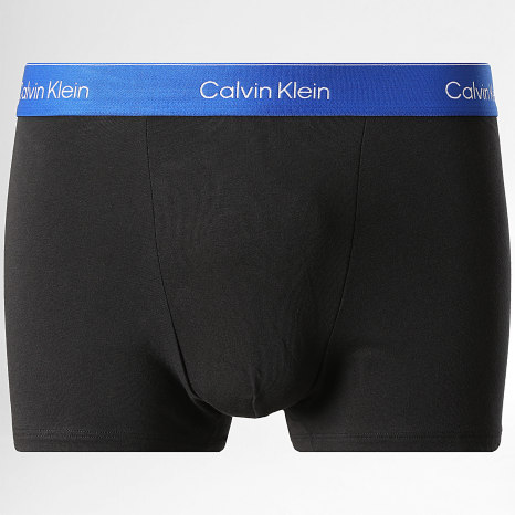 Calvin Klein - Pack de 5 Boxers NB4437 Negro Azul Cielo Azul Rey Gris