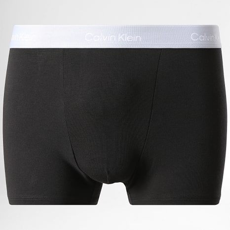 Calvin Klein - Pack de 5 Boxers NB4437 Negro Azul Cielo Azul Rey Gris
