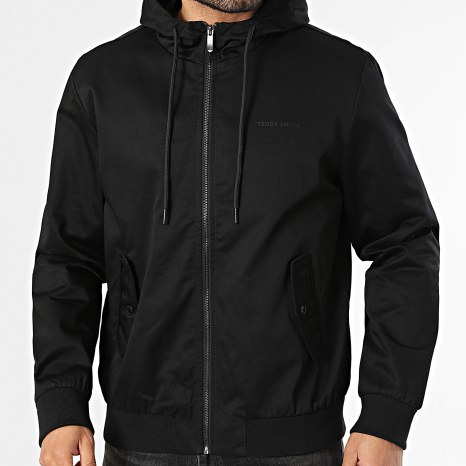Teddy Smith - Jass Capuchon Zipper Sansonito STR1200116D Zwart