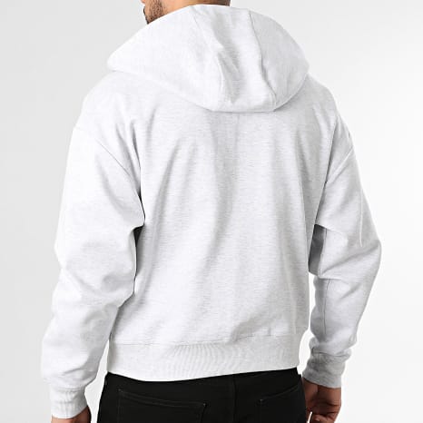 Sixth June - Sudadera Con Capucha Con Cremallera 910 Gris Claro Jaspeado