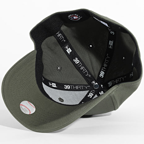 New Era - Casquette 39Thirty League Essential NY Yankees 12523890 Vert Kaki