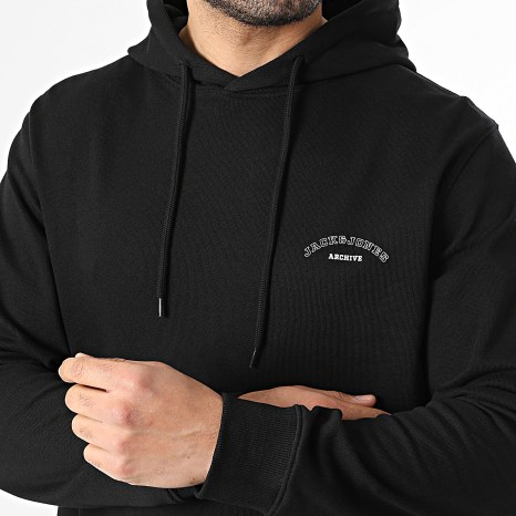 Jack And Jones - Conjunto College Logo Negro