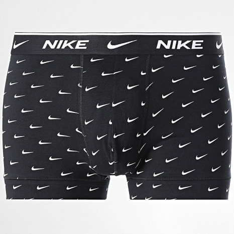 Nike - Lot De 3 Boxers Essential Cotton Stretch KE1284 Noir Gris Bleu Clair