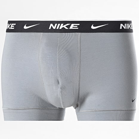 Nike - Lot De 3 Boxers Essential Cotton Stretch KE1284 Noir Gris Bleu Clair