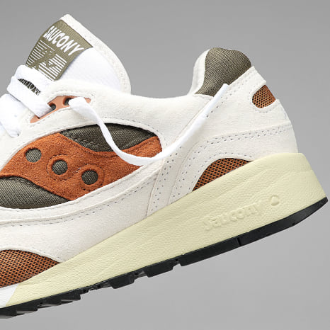 Saucony - Baskets Shadow 6000 White Rust