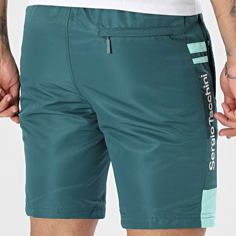Sergio Tacchini - Short Jogging Agnone 41557 Vert Bouteille Vert Clair