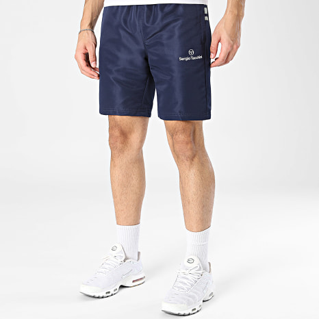 Sergio Tacchini - Short Jogging Agnone 41557 Bleu Marine Vert Kaki Clair
