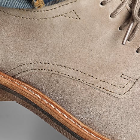 Clarks - Zapatos Aldwin Lace Ante Gris