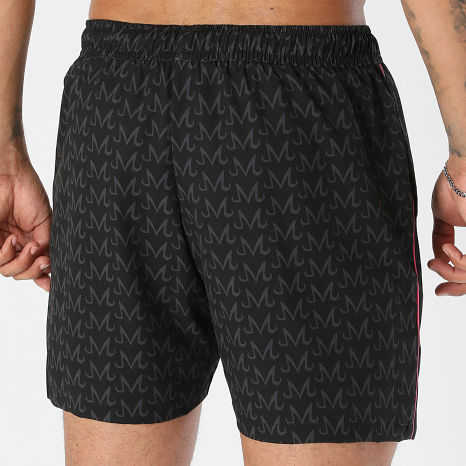 Dragon Ball Z - Short De Bain Buu Noir Gris Anthracite Blanc Rose