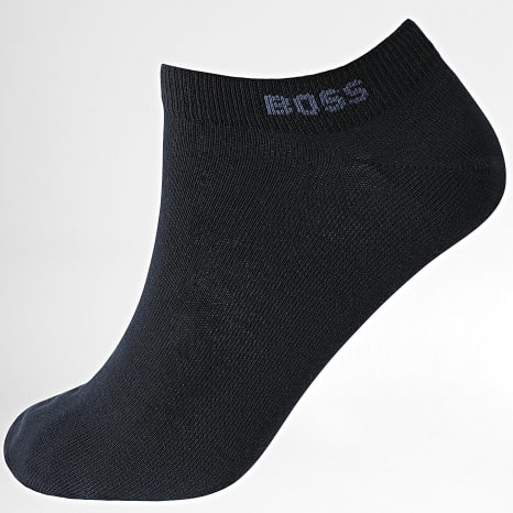 BOSS - Pack de 5 Pares de Calcetines Lisos 50493197 Azul Marino Azul Claro Blanco Azul