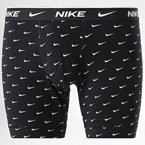 Nike - Lot 3 Boxers KE1285 Noir Gris Bleu Clair