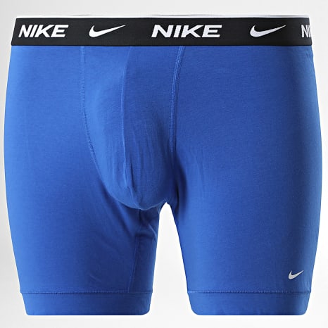 Nike - Lot 3 Boxers KE1285 Noir Bleu Roi Bleu Marine