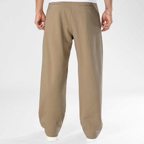 LBO - Pantalon Habillé Large A Plis 2549 Camel