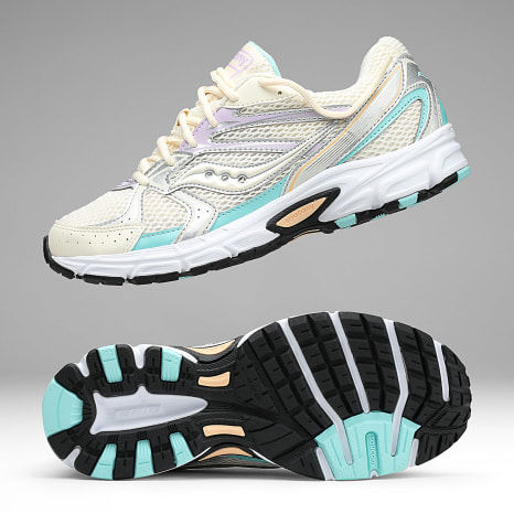 Saucony - Baskets Ride Millennium Cream Multi