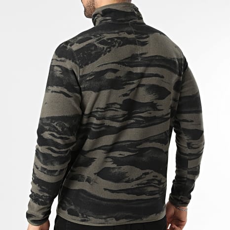 THE NORTH FACEウエア The North Face - Fleece Hoodie Stand-Up Collar Zipped Glacier