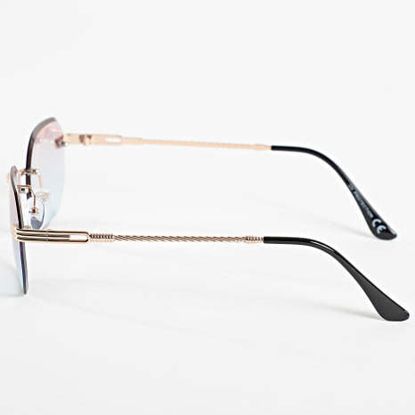 LBO - Gafas De Sol 0006 Dorado Rosa Azul Degradado