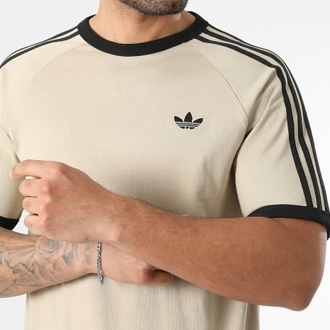 Adidas Originals - Camiseta 3 Stripes KE7964 Beige Negro