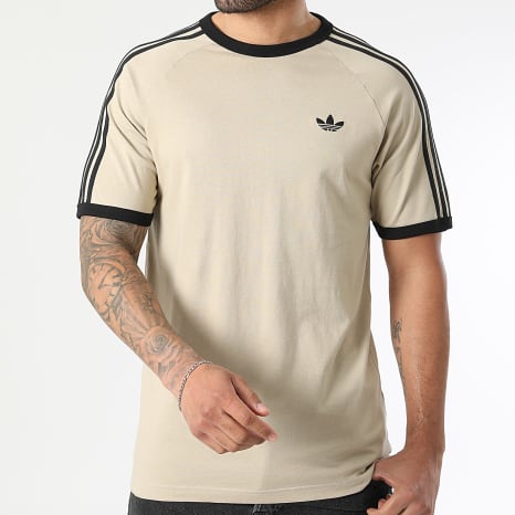 Adidas Originals - Camiseta 3 Stripes KE7964 Beige Negro