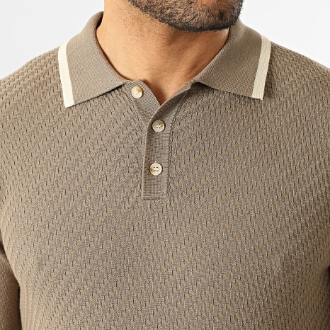 Frilivin - Polo de manga larga 652 Beige