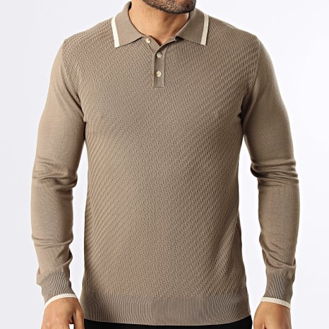 Frilivin - Polo de manga larga 652 Beige