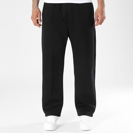 Classic Series - Pantalon Jogging Large 2579 Effet Néoprène Noir