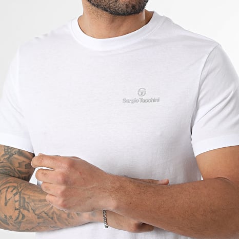 Sergio Tacchini - Lot De 2 Tee Shirts 39492936 Blanc