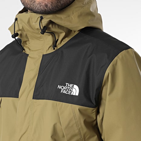 The North Face - Cortavientos Antora A7QEY Verde Kaki Claro Negro