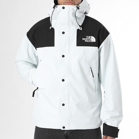 The North Face - Parka Capucha Gore-Tex Moutain Gris Claro Negro
