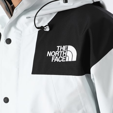 The North Face - Parka Capucha Gore-Tex Moutain Gris Claro Negro