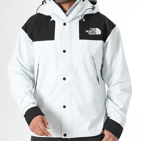 The North Face - Parka Capucha Gore-Tex Moutain Gris Claro Negro