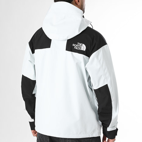The North Face - Parka Capucha Gore-Tex Moutain Gris Claro Negro