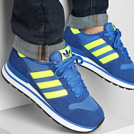 Adidas Originals - ZX 500 RS KI1528 Sneakers Blue Solar Yellow