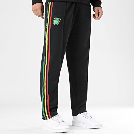 Adidas Originals - Pantalon Jogging 3 Stripes Jamaïque x Bob Marley Originals JY5226 Noir Rouge Jaune Vert