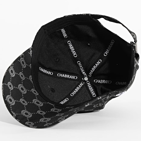 Chabrand - Casquette 10053 Noir Gris Anthracite Blanc