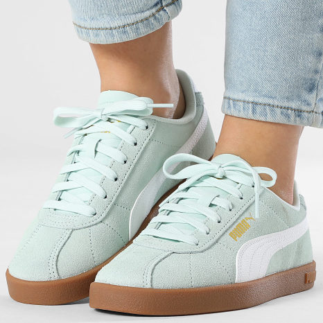 Puma - Baskets Femme Puma Club II 397444 Peaceful Blue Puma White Gum