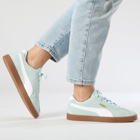 Puma - Baskets Femme Puma Club II 397444 Peaceful Blue Puma White Gum