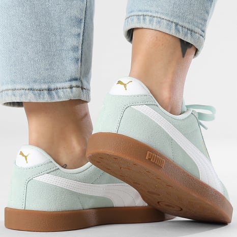 Puma - Baskets Femme Puma Club II 397444 Peaceful Blue Puma White Gum