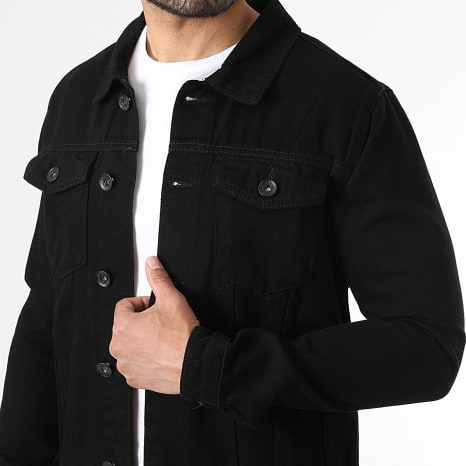 LBO - Ensemble Veste Jean Et Jogger Pant Fit 4183 Noir