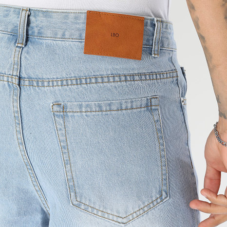 LBO - Short Jean Baggy Fit 0031 Bleu Denim Wash