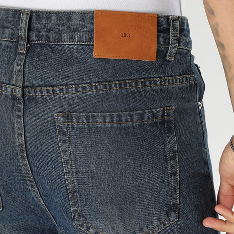 LBO - Short Jean Baggy Fit 0033 Bleu Denim