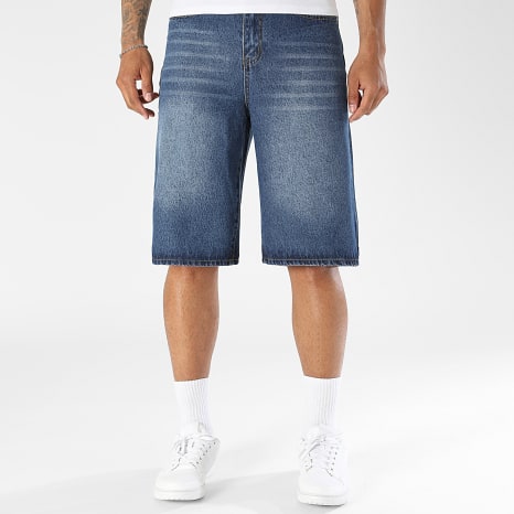 LBO - Short Jean Baggy Fit 0044 Bleu Denim
