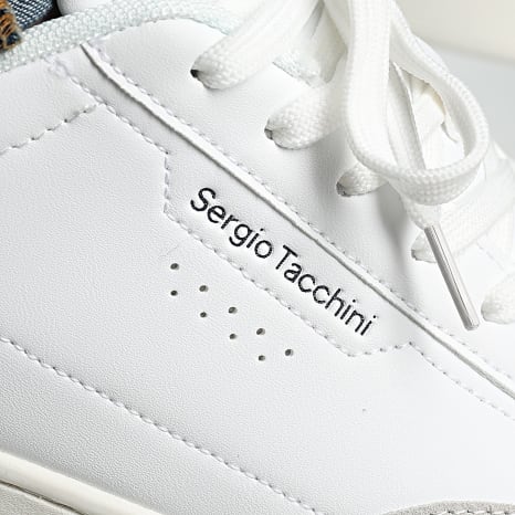 Sergio Tacchini - Baskets New Action LTX SE STM614017 White Navy Mediterranea