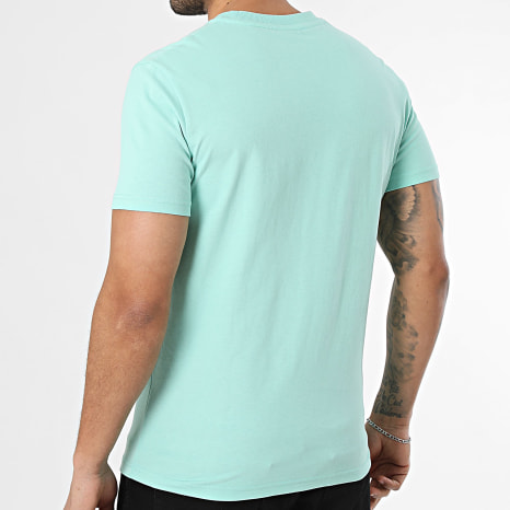 Superdry - Camiseta Essential Logo Bordado M1011245A Turquesa